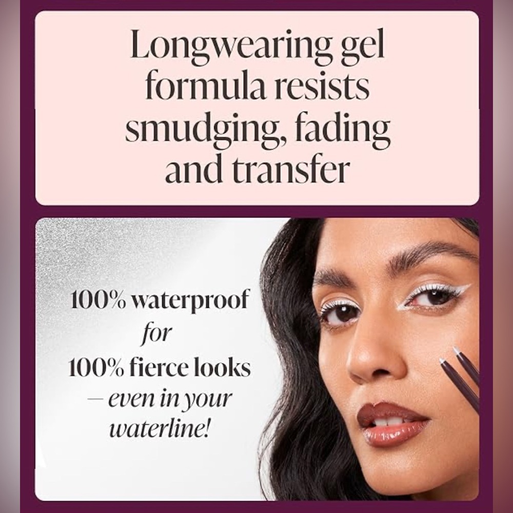 Mally Beauty Onyx Evercolor Gel Waterproof Eyeliner- opaque black, gel, twist up - Picture 6 of 7